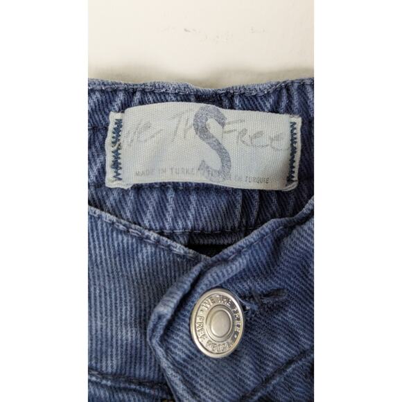 We the Free pants Navy sz S Jogger cargo jeans style W 27-30", inseam 24.5"GUC - Picture 2 of 8